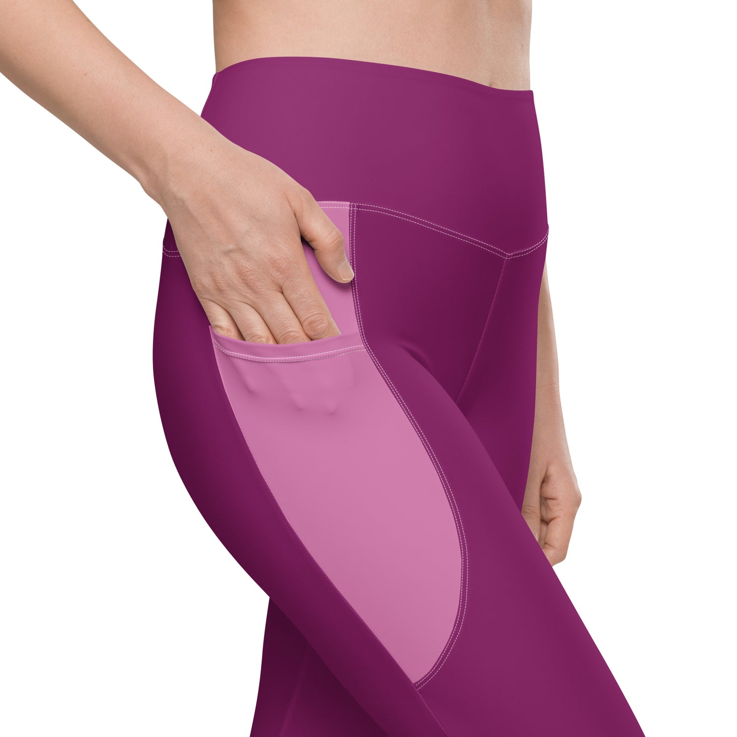 TOV Leggins mit Taschen (Pink) - Time Of Vibes