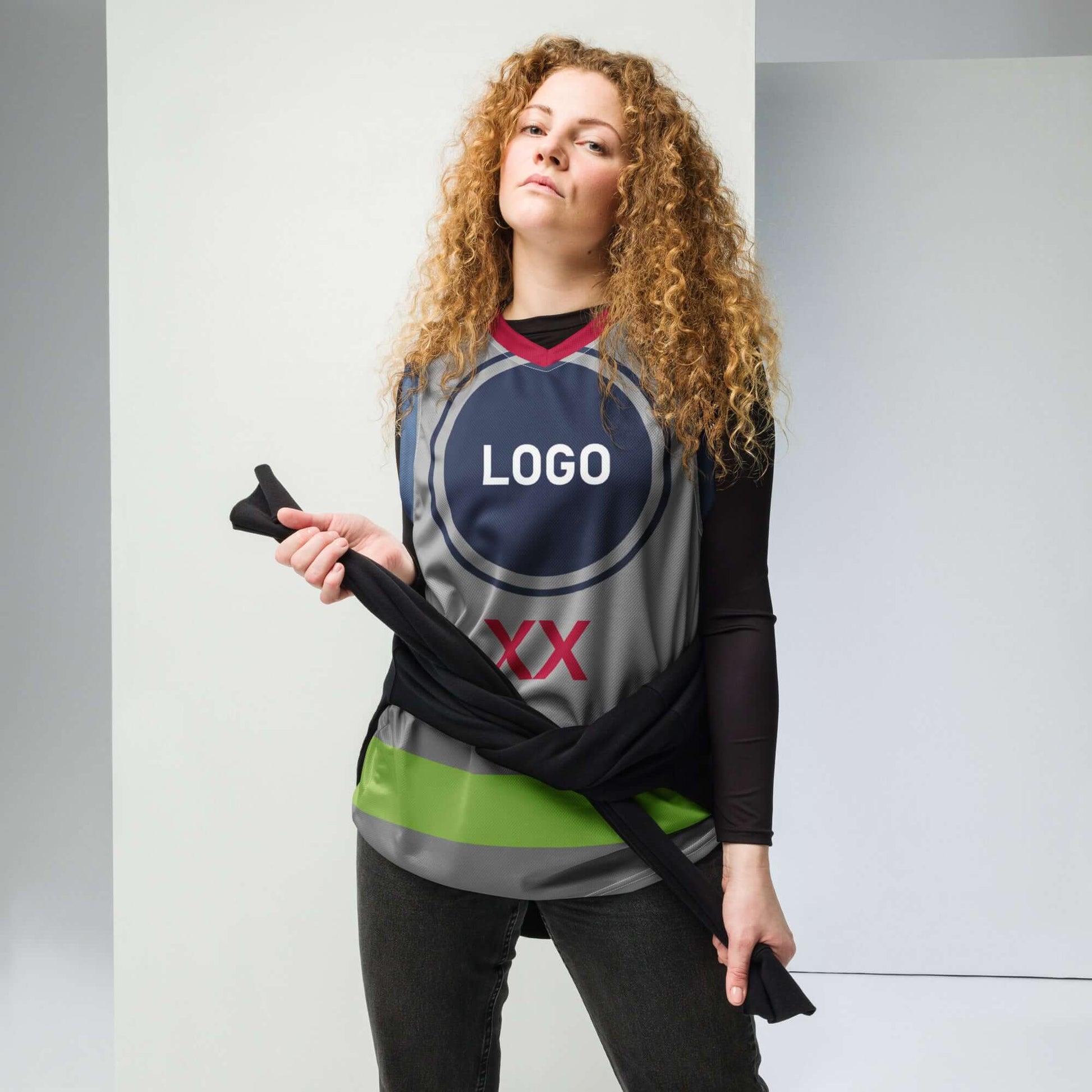 TIME OF VIBES - Recycled unisex basketball jersey CORPORATE - €42.00