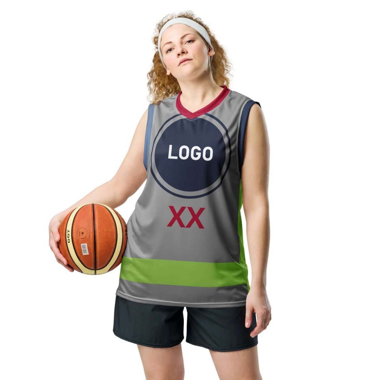 TIME OF VIBES - Recycled unisex basketball jersey CORPORATE - €42.00
