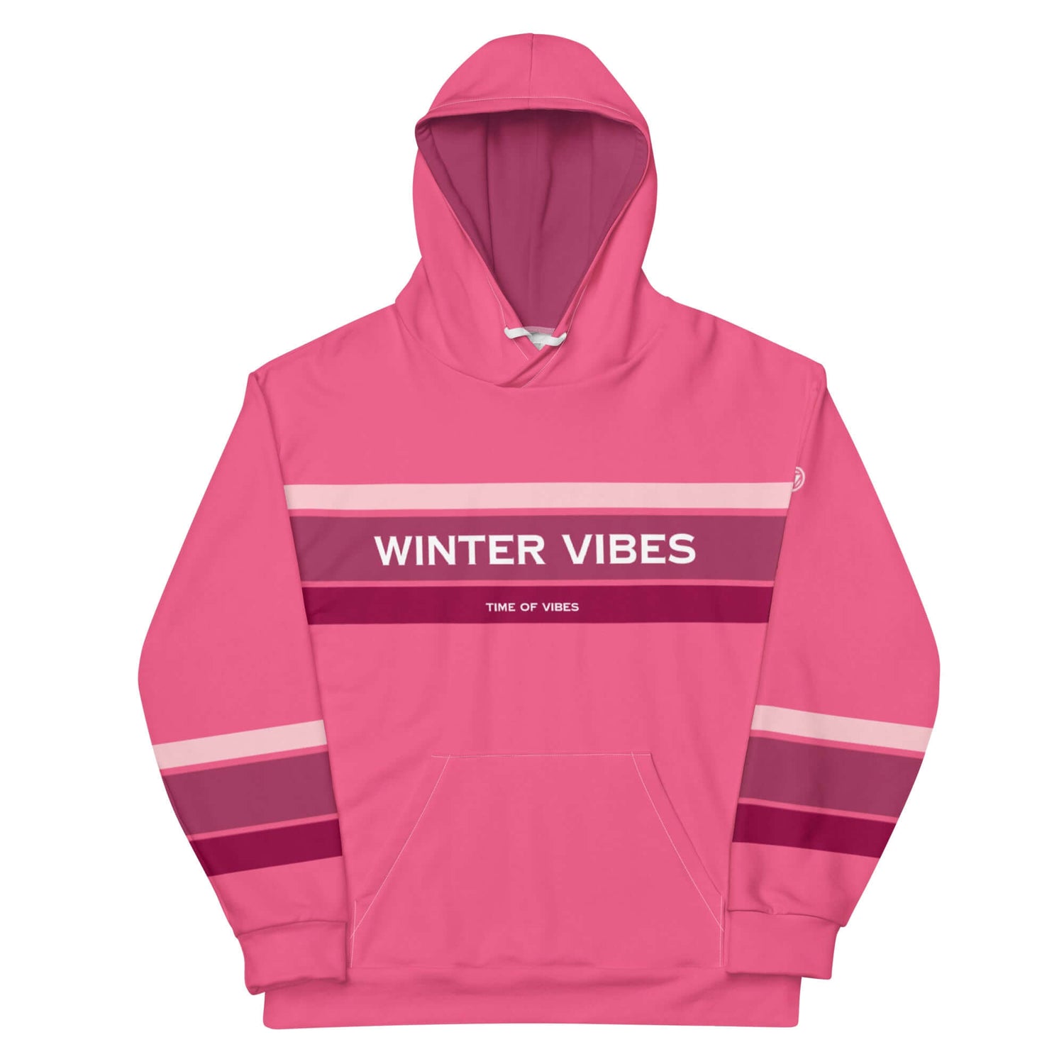 TIME OF VIBES TOV Premium Kapuzenpullover WINTER23 (Pink) - €99,00