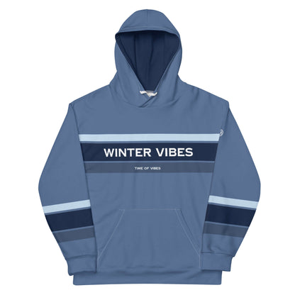 TIME OF VIBES TOV Premium Kapuzenpullover WINTER23 (Blau) - €99,00