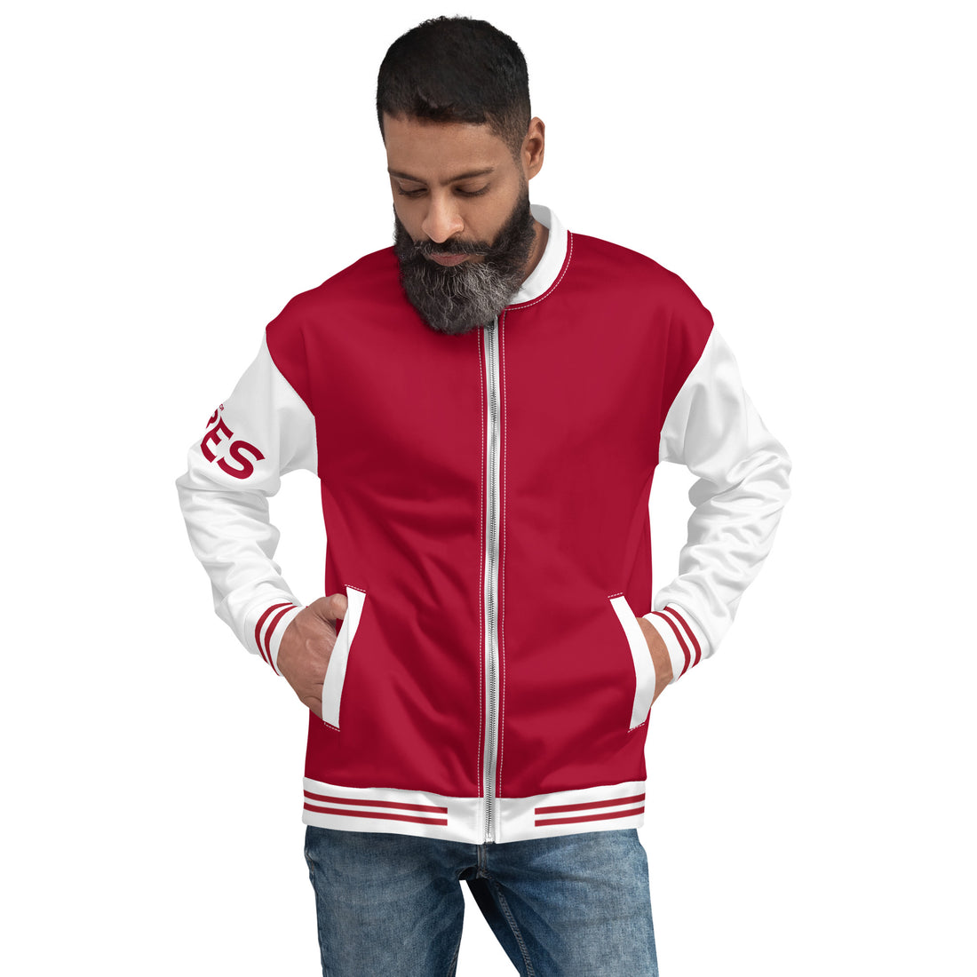 TIME OF VIBES TOV Blouson COLLEGE (Rot) - €89,50