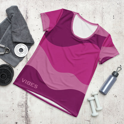 TOV Sportshirt | ABSTRAKT (Pink) * Damen - Time Of Vibes