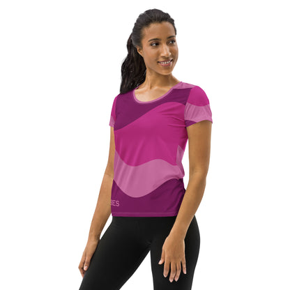 TOV Sportshirt | ABSTRAKT (Pink) * Damen - Time Of Vibes