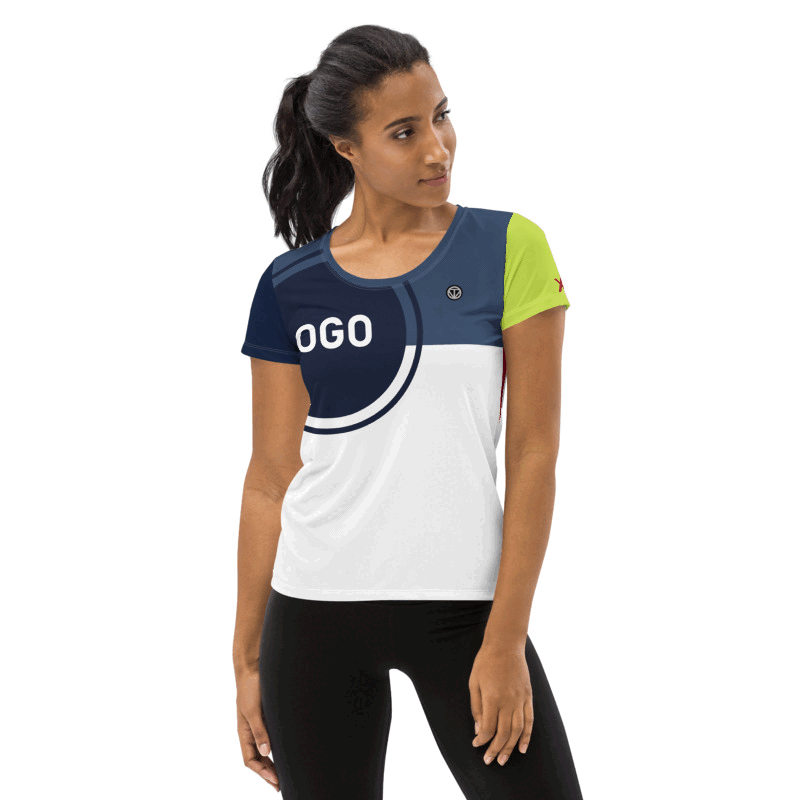 TIME OF VIBES - Women's Athletic T-shirt CORPORATE - €49.00