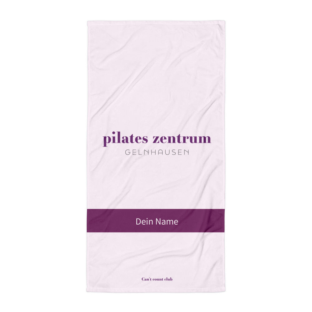 PILATES ZENTRUM Handtuch (zwei Größen) Inklusive Personalisierung! - Time Of Vibes