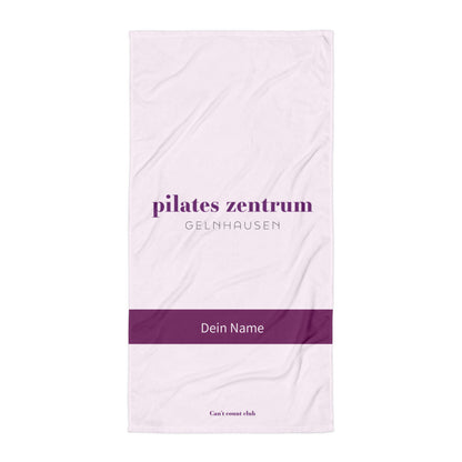 PILATES ZENTRUM Handtuch (zwei Größen) Inklusive Personalisierung! - Time Of Vibes