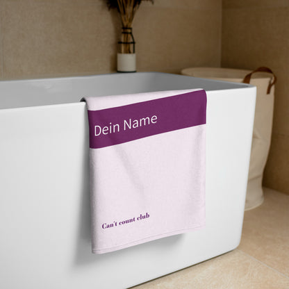 PILATES ZENTRUM Handtuch (zwei Größen) Inklusive Personalisierung! - Time Of Vibes