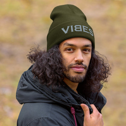 TOV Mütze | VIBES (viele Farben - Grau Bestickt) * Unisex - Time Of Vibes