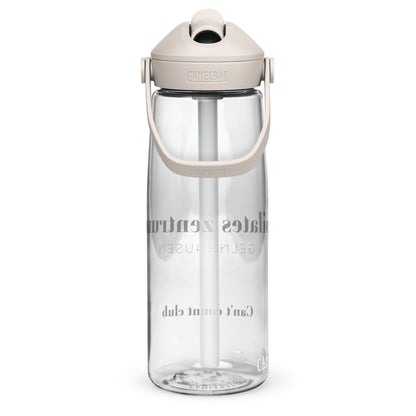PILATES ZENTRUM Wasserflasche mit umklappbarem Trinkhalm - Time Of Vibes