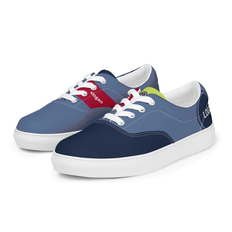 TIME OF VIBES - Men`s Lace-up canvas shoes CORPORATE - €109.00