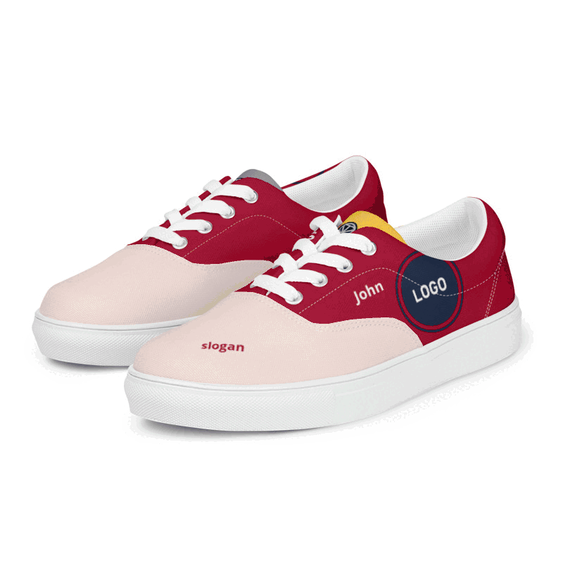 TIME OF VIBES - Women’s lace-up canvas shoes CORPORATE - €109.00