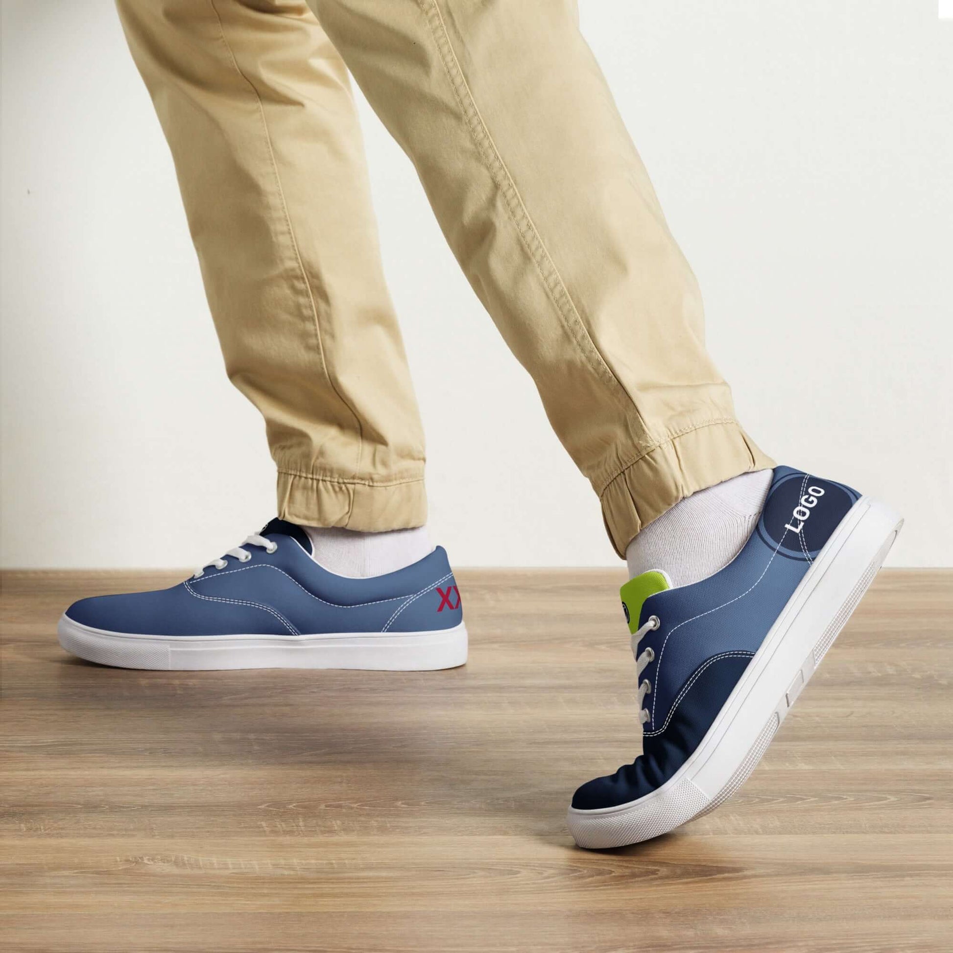 TIME OF VIBES - Men`s Lace-up canvas shoes CORPORATE - €109.00