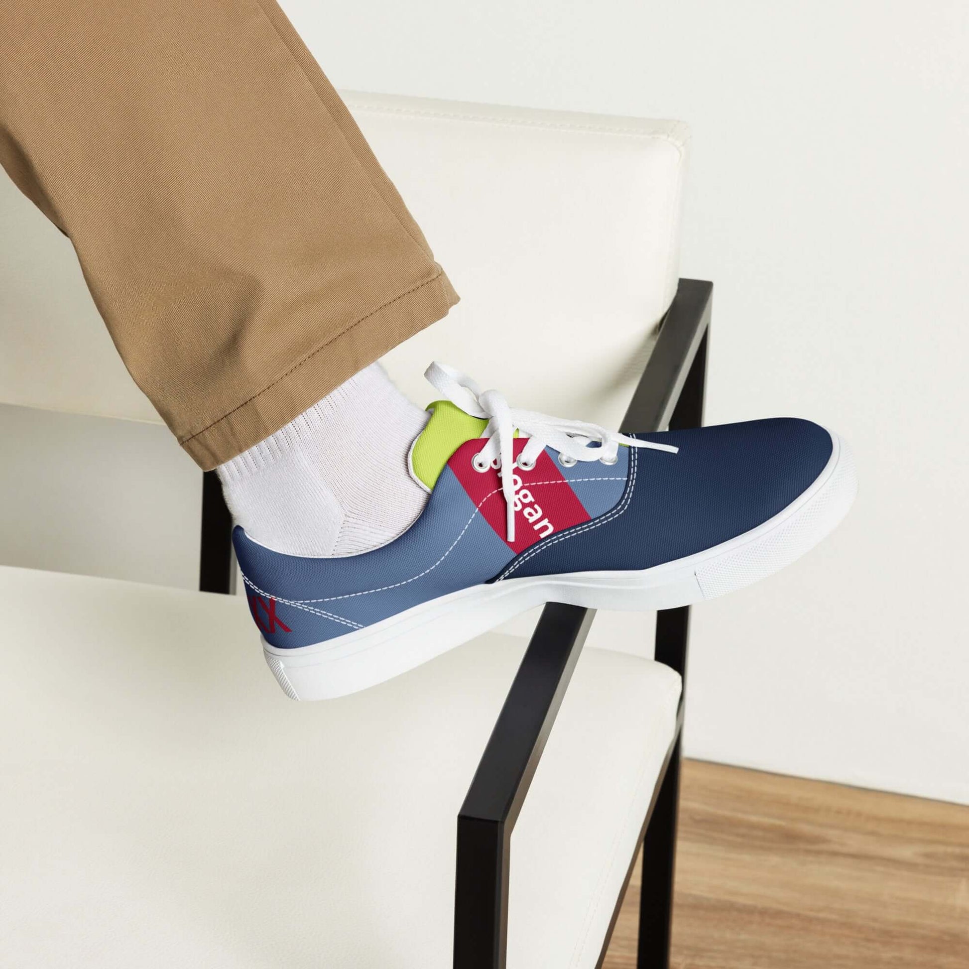 TIME OF VIBES - Men`s Lace-up canvas shoes CORPORATE - €109.00