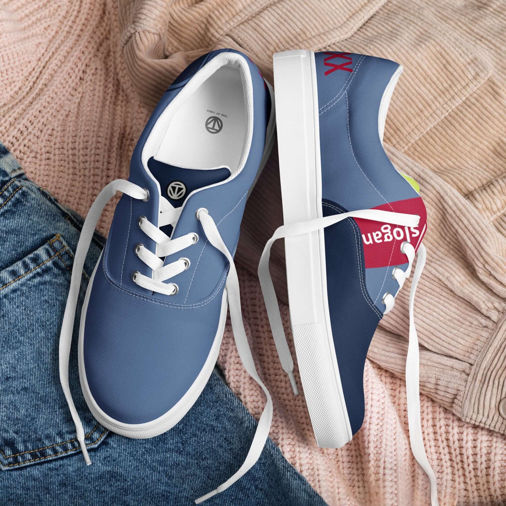 TIME OF VIBES - Men`s Lace-up canvas shoes CORPORATE - €109.00