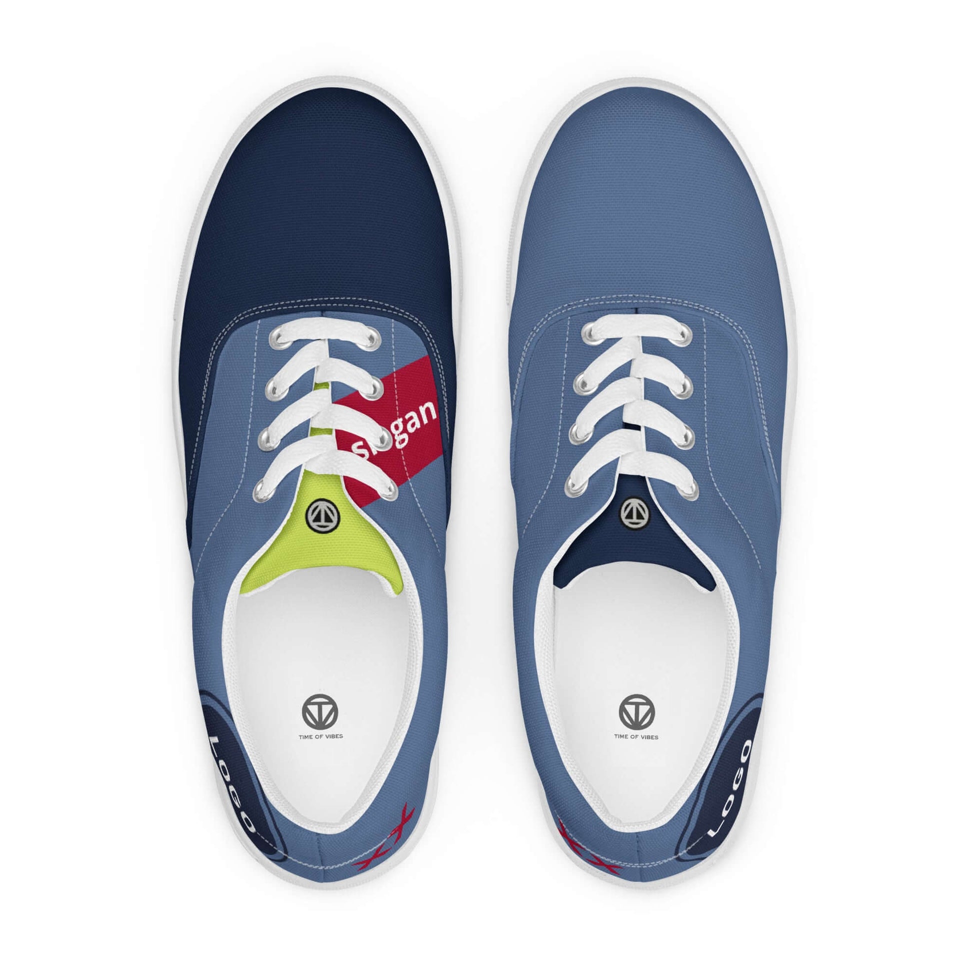 TIME OF VIBES - Men`s Lace-up canvas shoes CORPORATE - €109.00