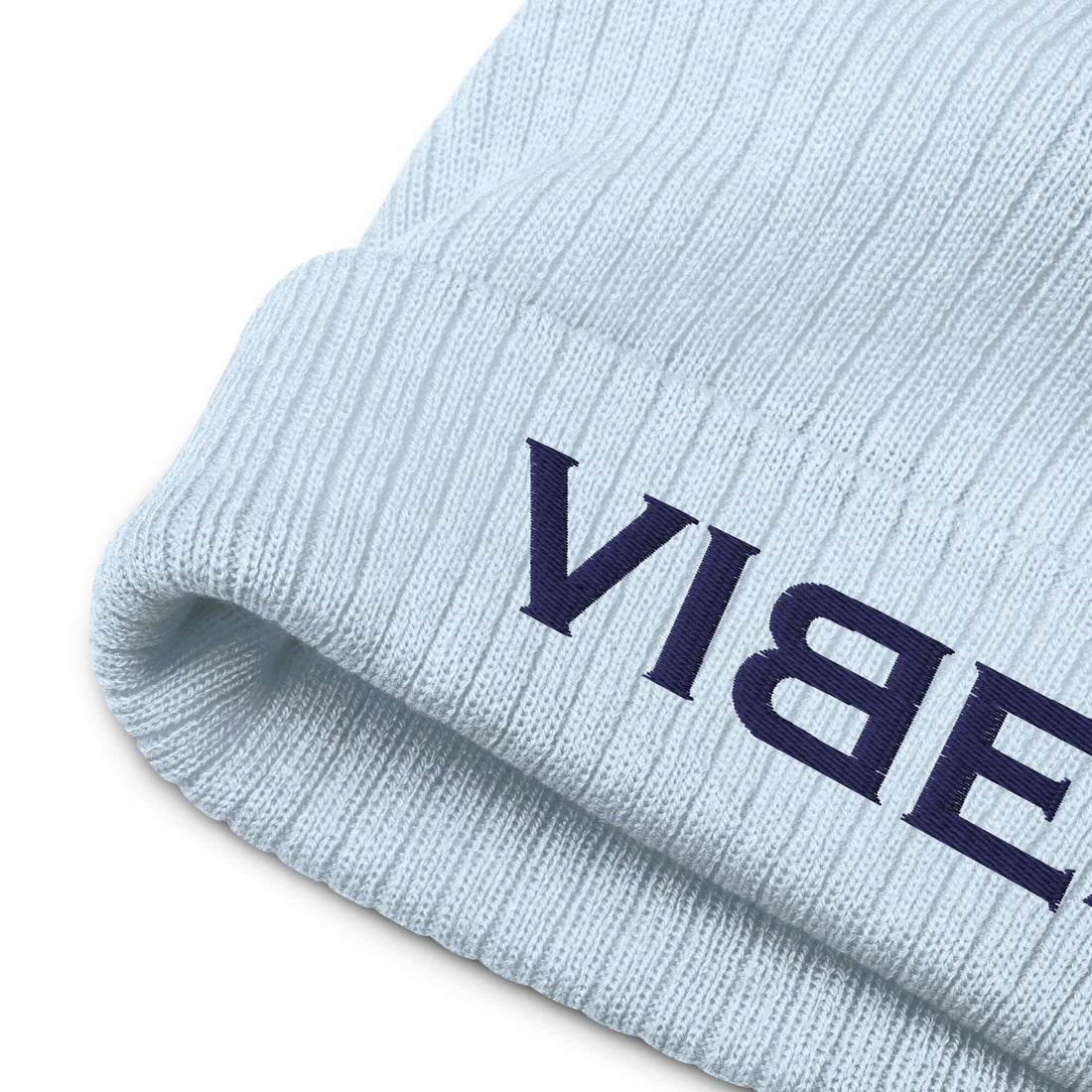 VIBES Beanie - Strickmütze Unisex (Blau/Blau) - Time Of Vibes