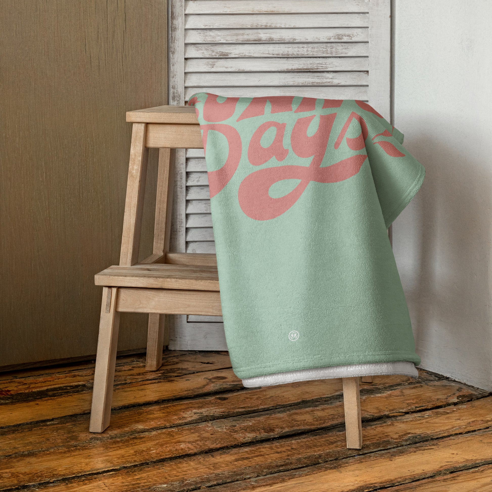 TIME OF VIBES - Towel SUNNY DAYS (Green) - €39.00