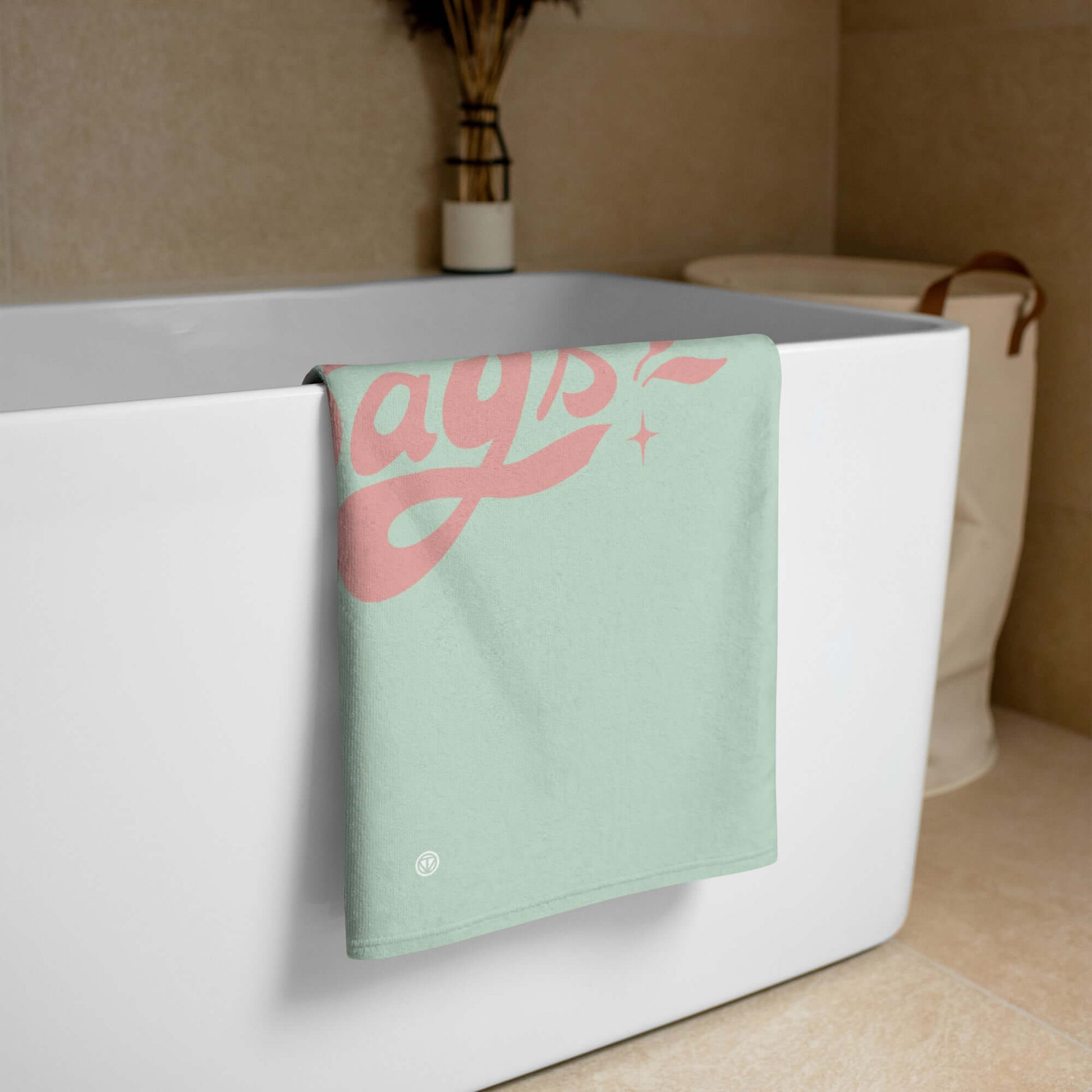 TIME OF VIBES - Towel SUNNY DAYS (Green) - €39.00