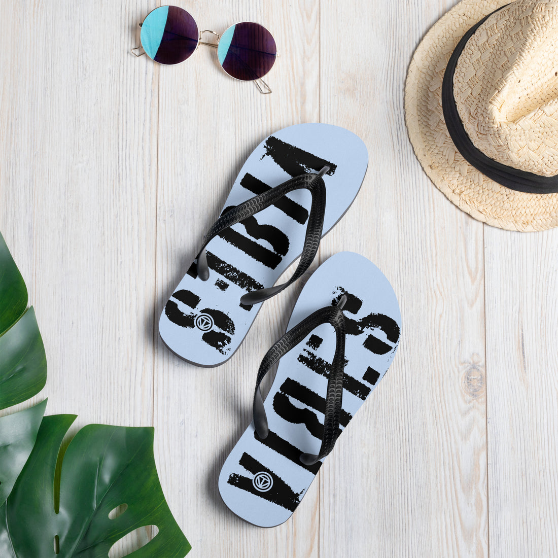 TOV Flip-Flops | VIBES II (Blau/Schwarz) - Time Of Vibes