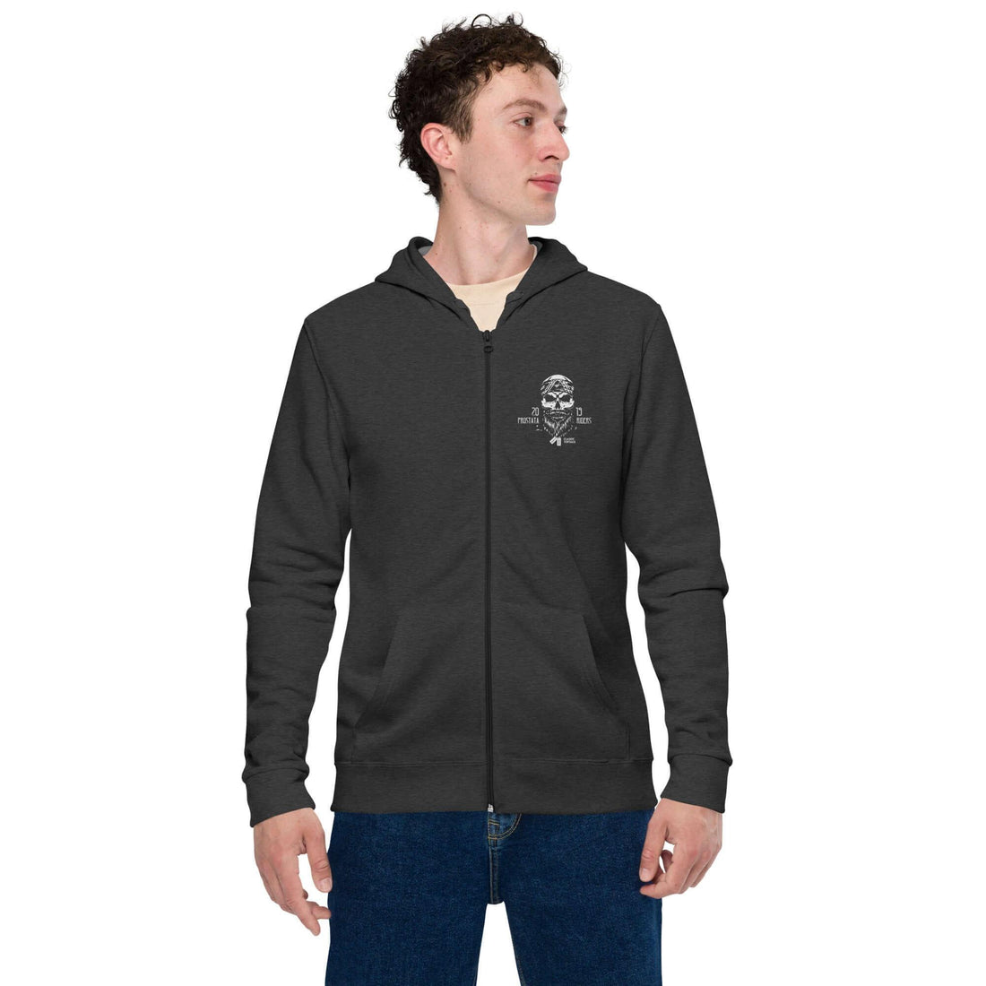 PROSTATA Zip Hoodie (Dunkelgrau) - Time Of Vibes