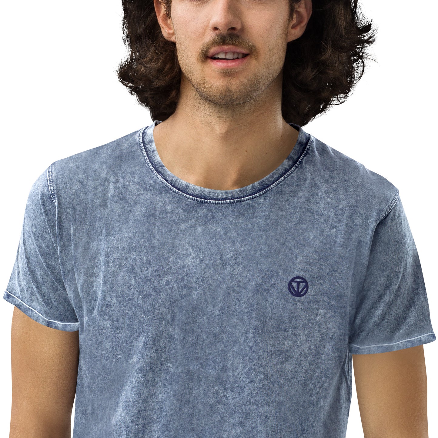 <tc>T-shirt en jean pour hommes 23 (Bleu)</tc>
