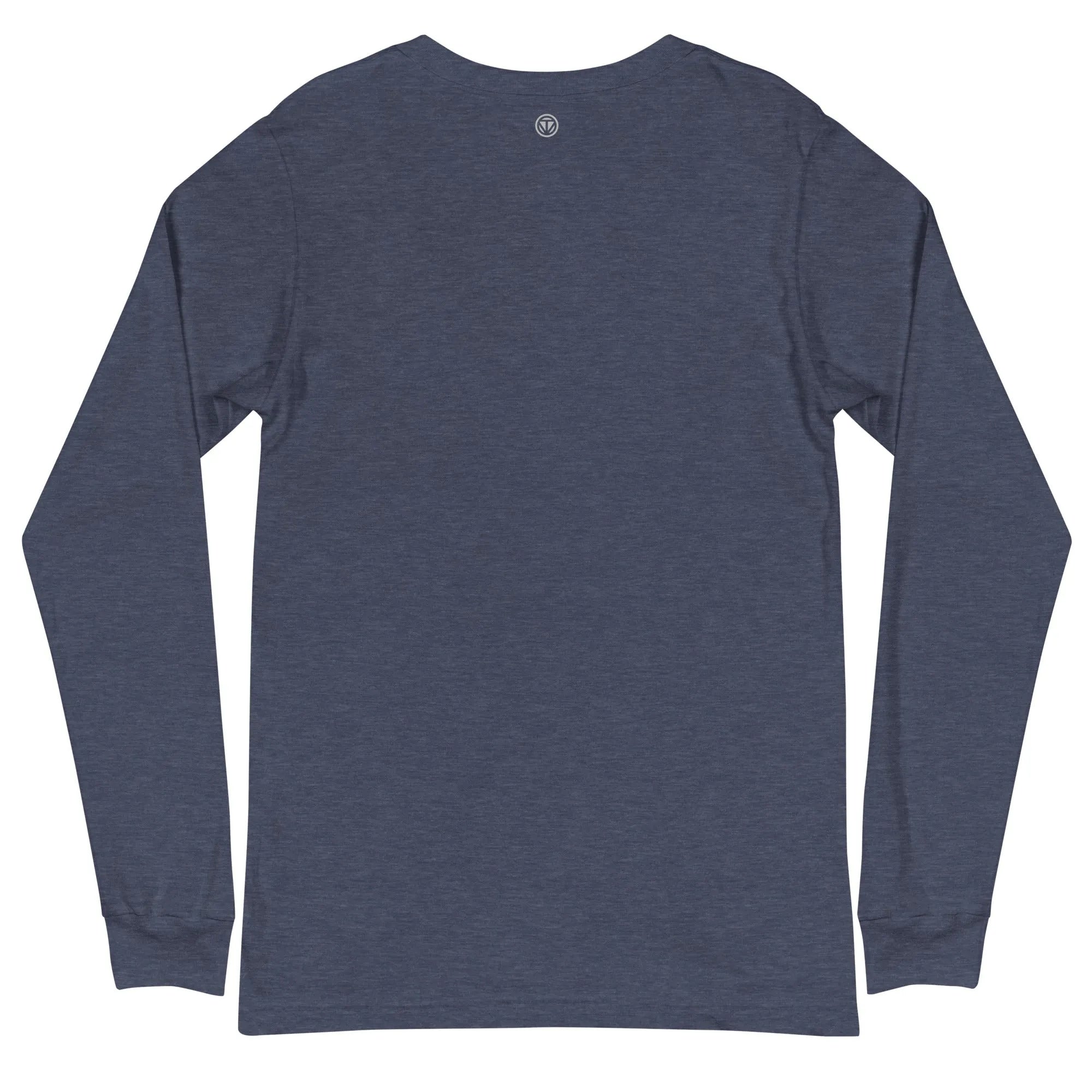 Langarm Baumwoll T-Shirt VIBES (Graublau/Silber), Langarm T-Shirts, Time Of Vibes