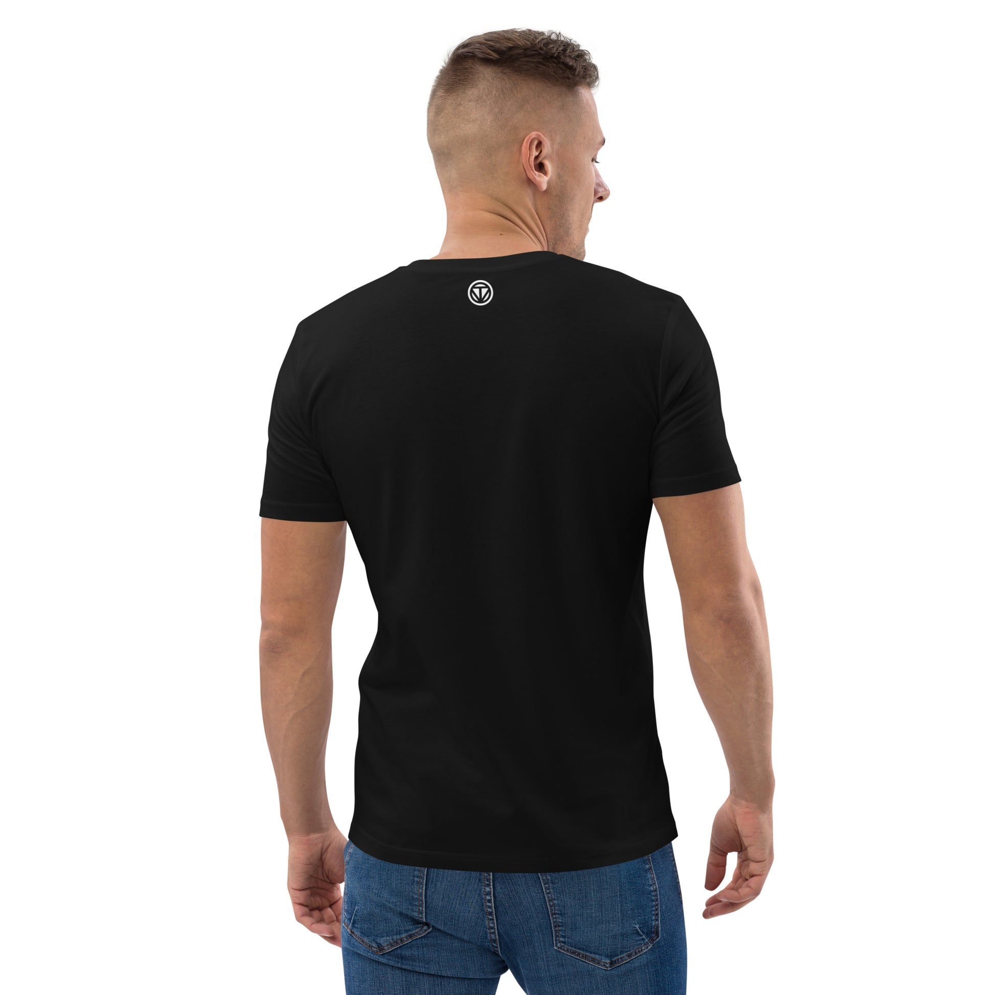 TIME OF VIBES - Organic cotton T-Shirt CURVE (Black) - €32.00