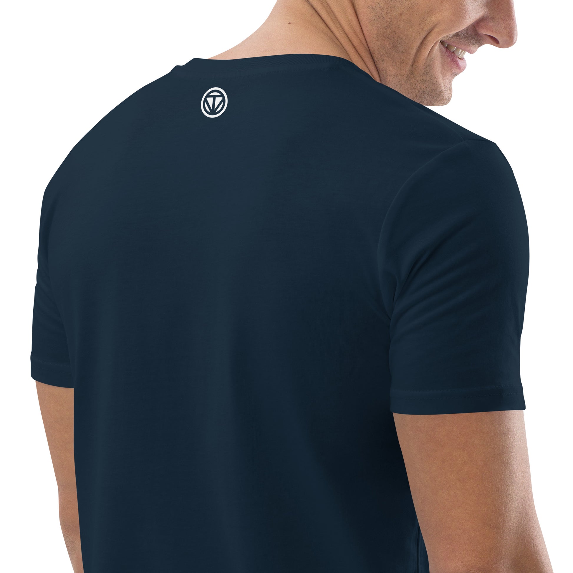 TIME OF VIBES - Organic cotton T-Shirt CURVE (Darkblue) - €32.00