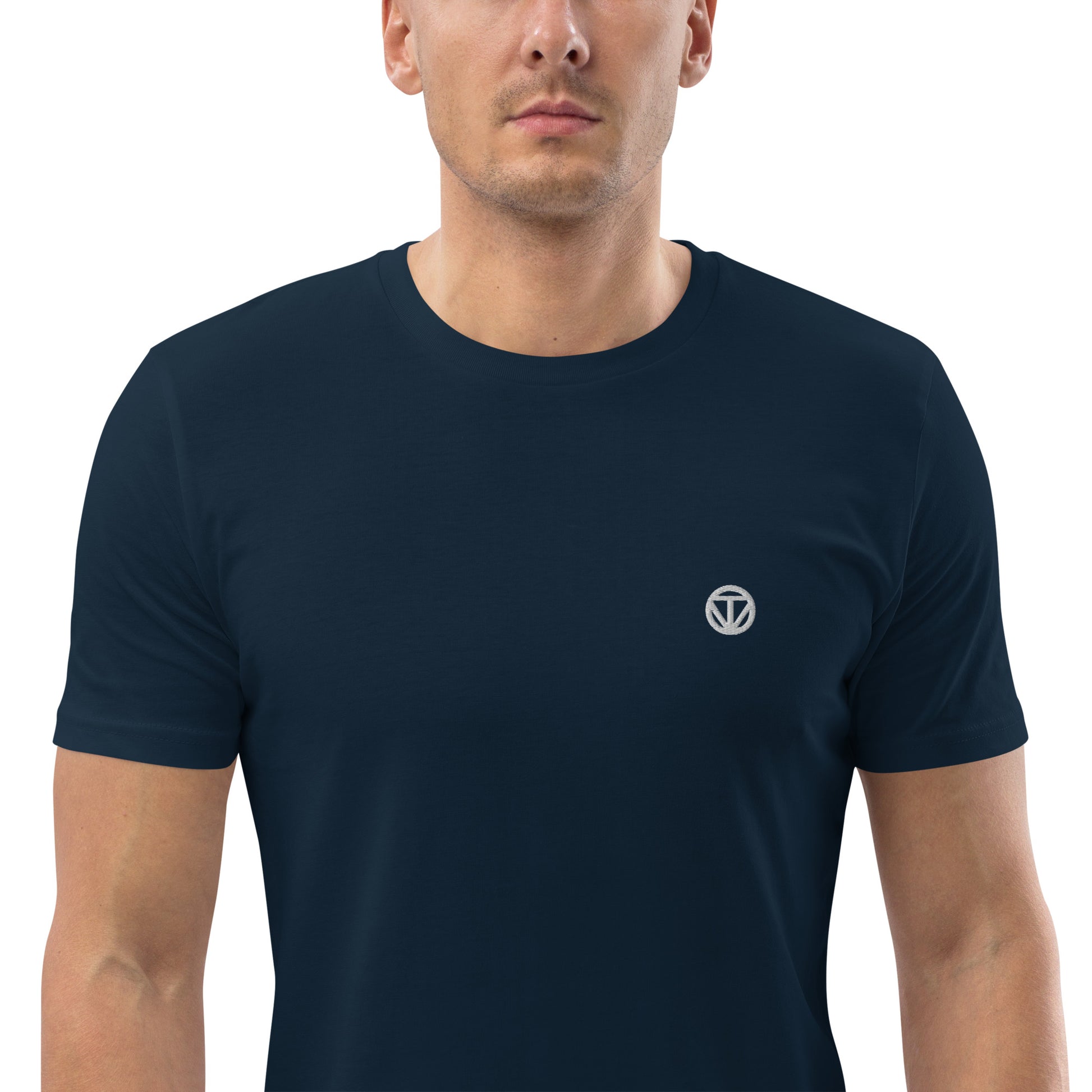TIME OF VIBES - Organic Cotton T-Shirt (Navy/White) - €33.50