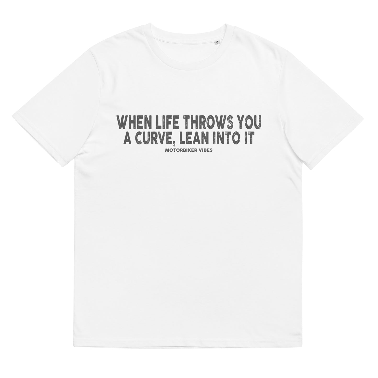 TIME OF VIBES - Organic cotton T-Shirt CURVE (White) - €32.00
