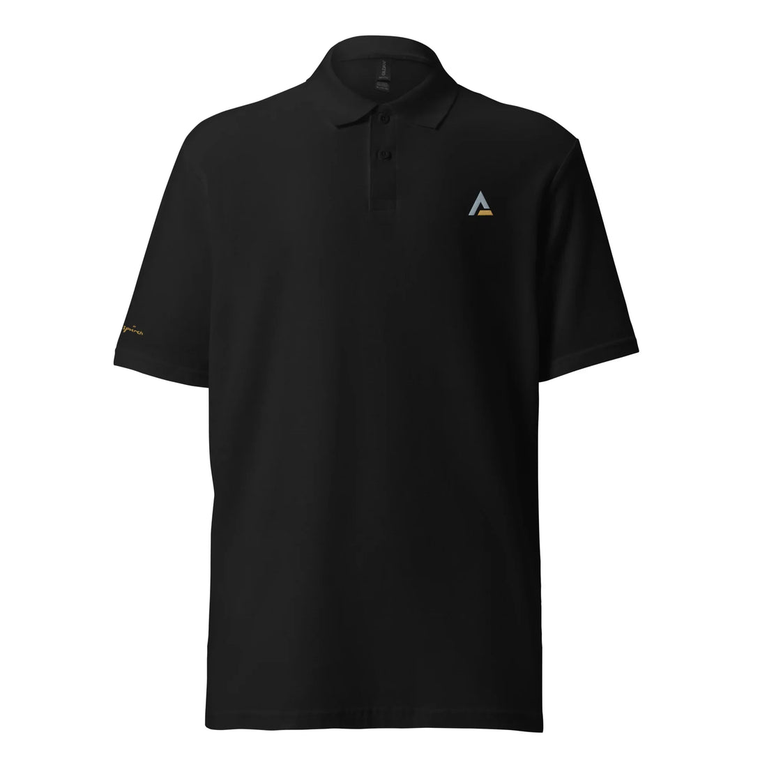 Unisex Piqué-Poloshirt (Schwarz) - Time Of Vibes