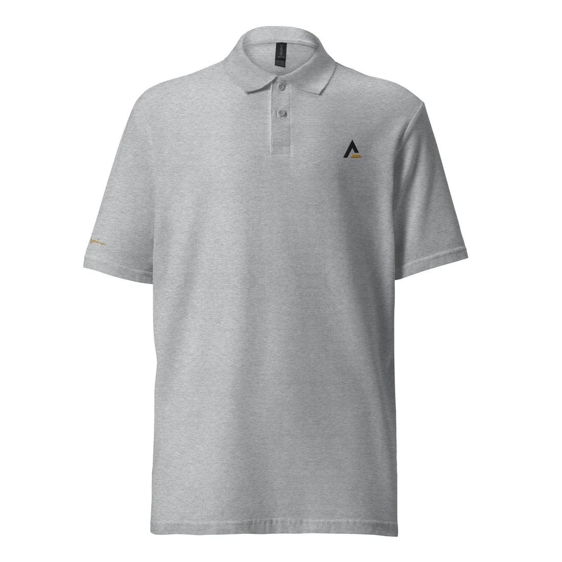 Unisex Piqué-Poloshirt (Grau) - Time Of Vibes