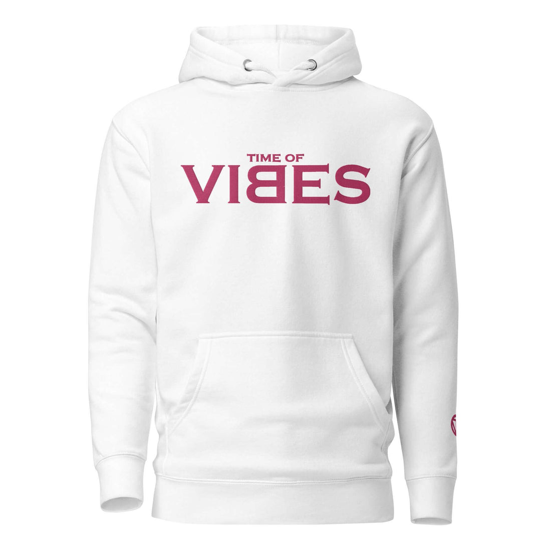 VIBES Hoodie TOV (Weiß/Pink) * Unisex - Time Of Vibes