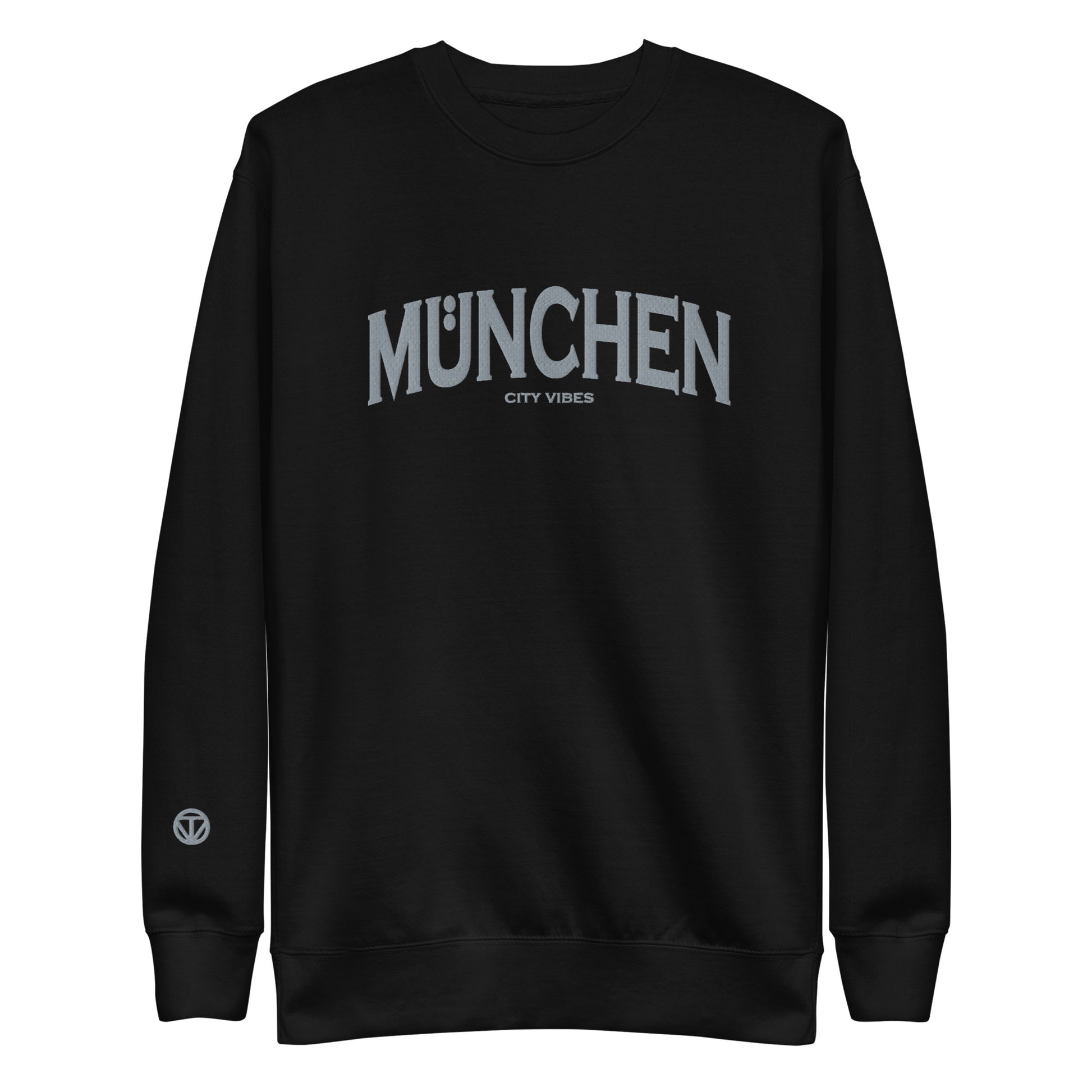 TIME OF VIBES - Premium Sweatshirt CITY MUNICH (Black/Grey) - €59.00