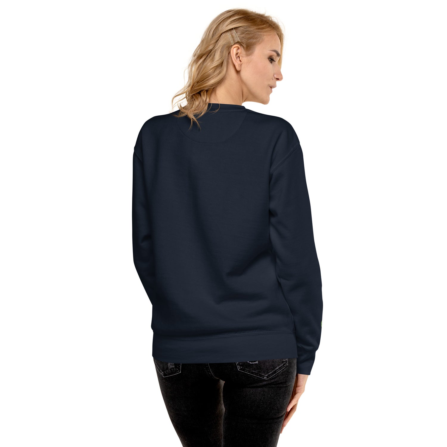 TIME OF VIBES Premium Sweatshirt FLORENCE (Blau/Grün) - €59,00