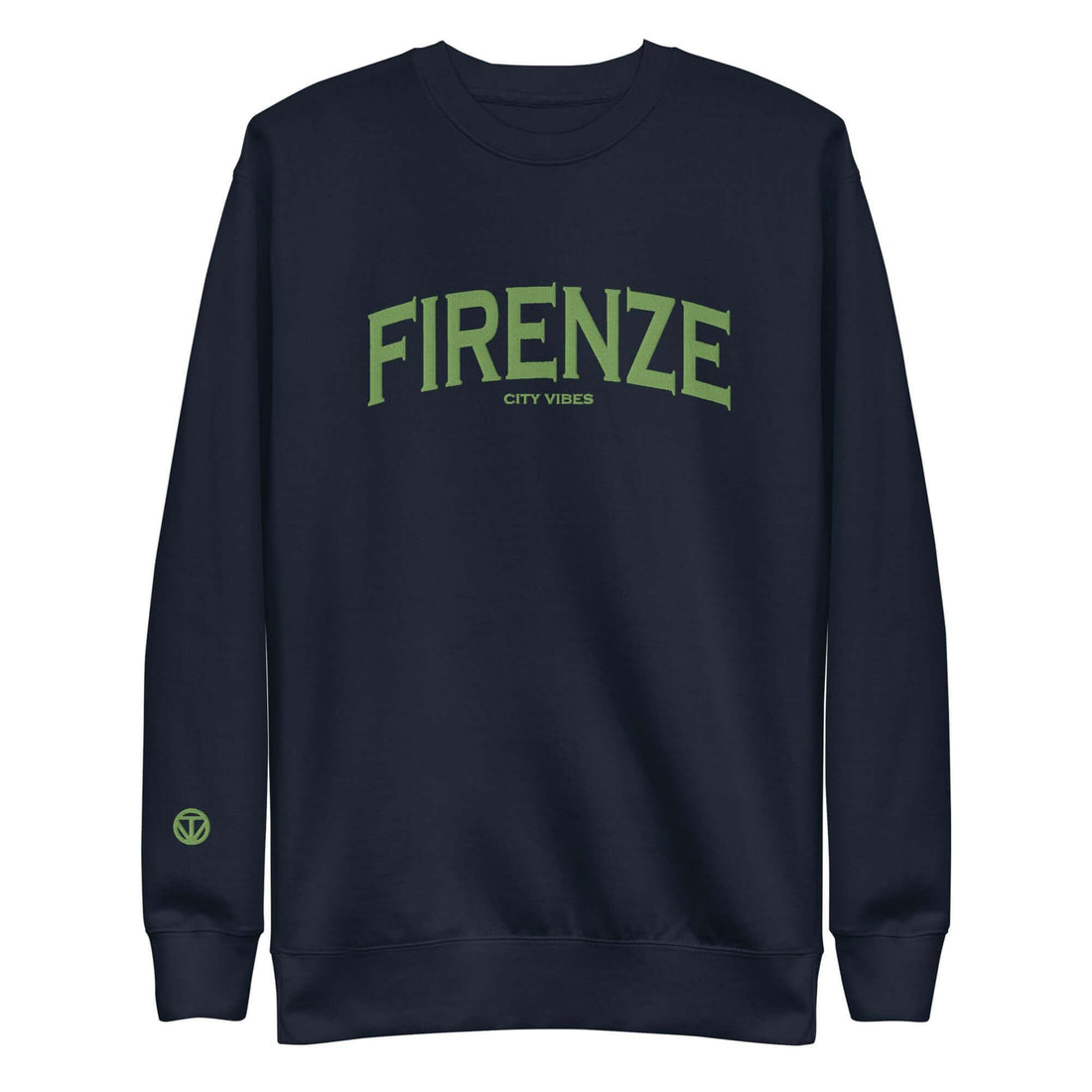 VIBES Premium Sweatshirt City | FLORENZ (Blau/Grün) * Unisex - Time Of Vibes