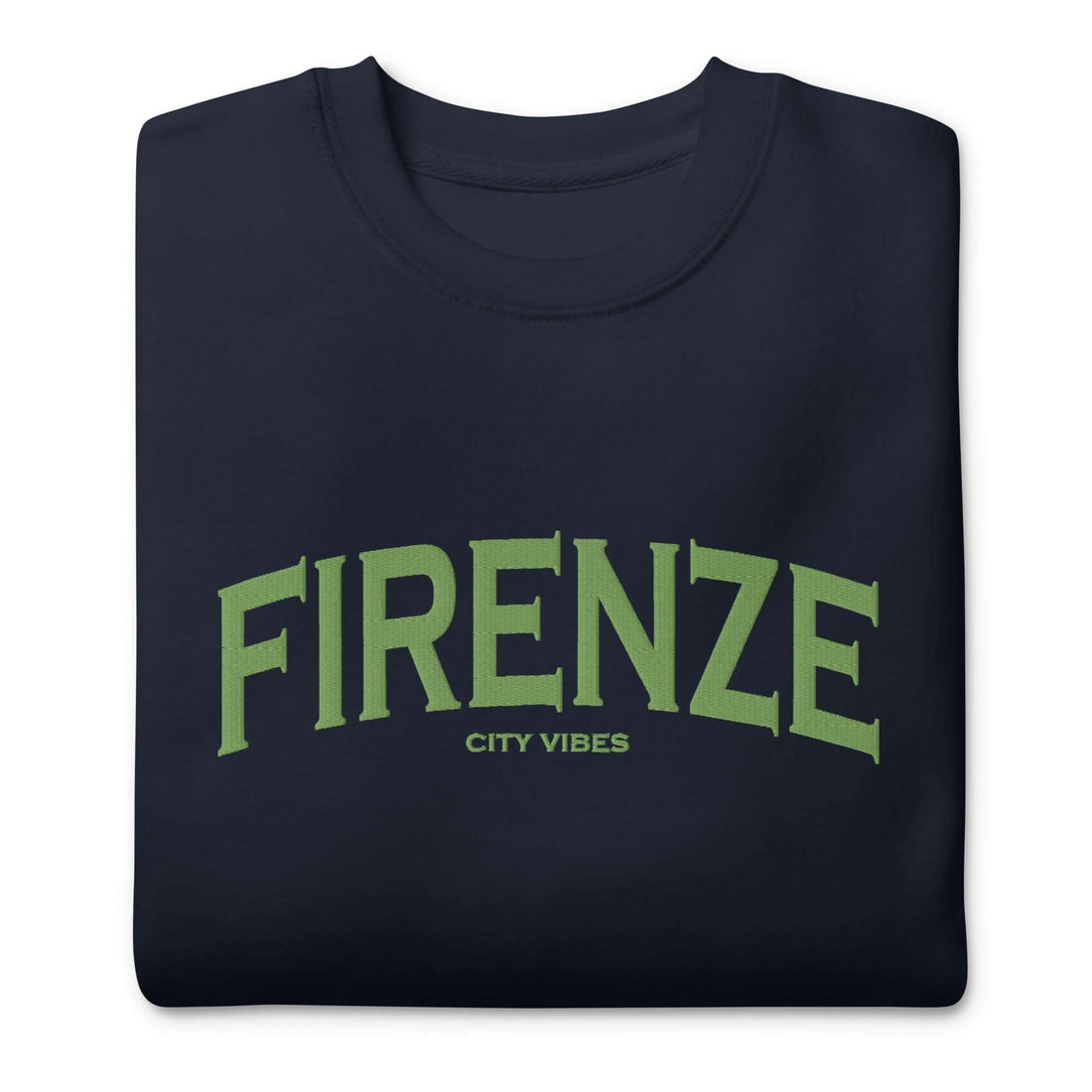 VIBES Premium Sweatshirt City | FLORENZ (Blau/Grün) * Unisex - Time Of Vibes
