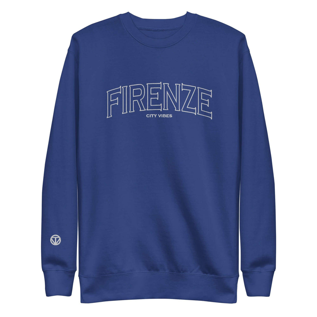 VIBES Premium Sweatshirt City | FLORENZ (Blau/Weiß) * Unisex - Time Of Vibes
