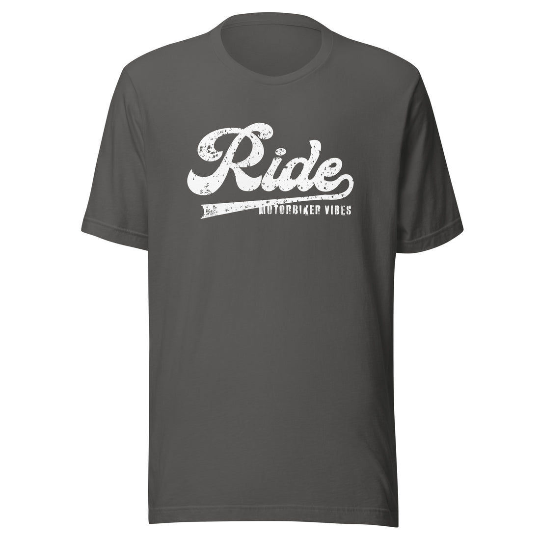 TIME OF VIBES Baumwoll T-Shirt RIDE (Grau) - €29,00