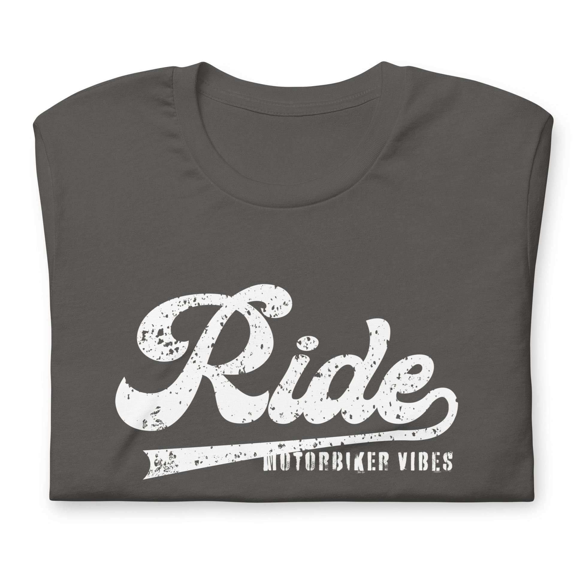 TIME OF VIBES - Men`s Cotton T-Shirt RIDE (Asphalt Grey) - €29.00