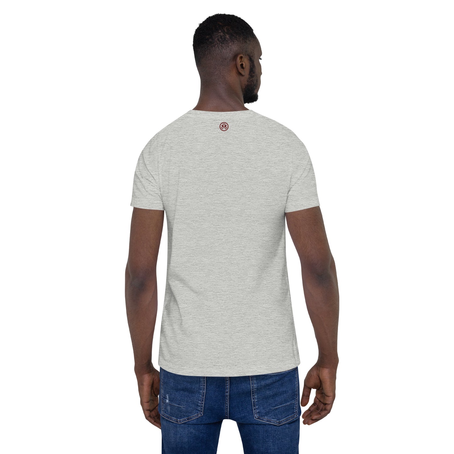 TIME OF VIBES - Men`s Cotton T-Shirt DRESS4RIDE (Athletic Heather) - €29.00