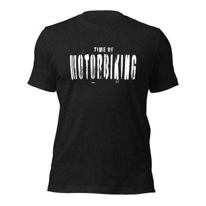 TIME OF VIBES Baumwoll T-Shirt MOTORBIKING (Schwarz) - €29,00