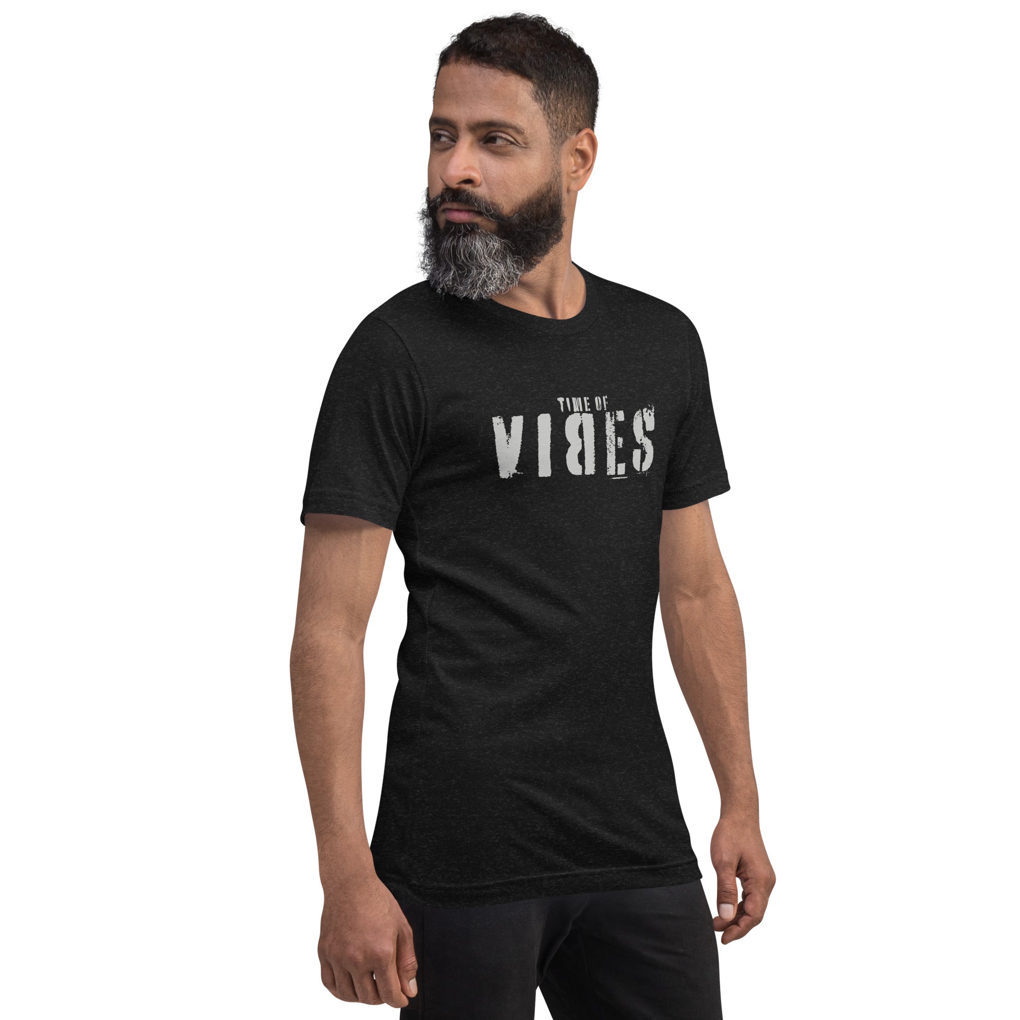 VIBES T-Shirt TOV (Schwarz/Silber) * Unisex - Time Of Vibes