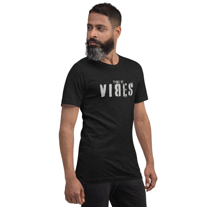 VIBES T-Shirt TOV (Schwarz/Silber) * Unisex - Time Of Vibes