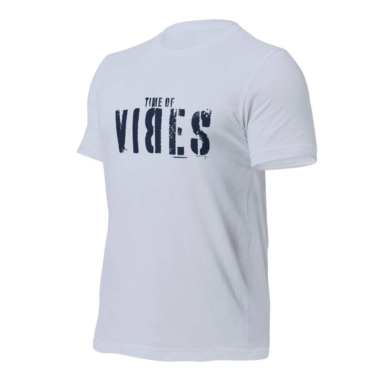 T-shirt da uomo in cotone VIBES  (azzurro/navy)