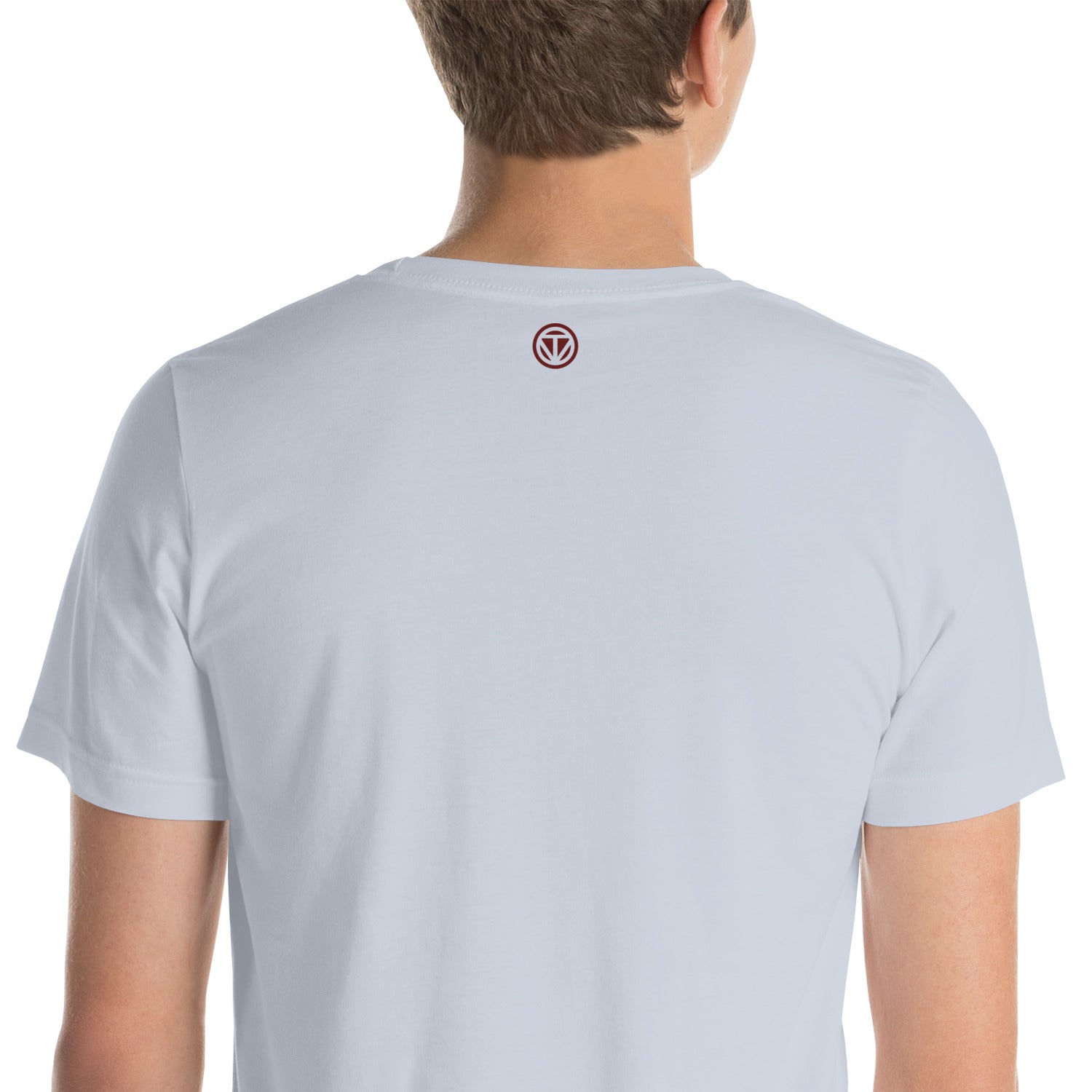 TIME OF VIBES - Men`s Cotton T-Shirt POET (Lightblue) - €29.00