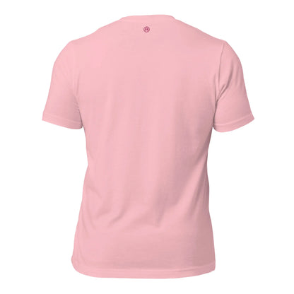 Damen Baumwoll T-Shirt VIBES (Rosa-Violet)