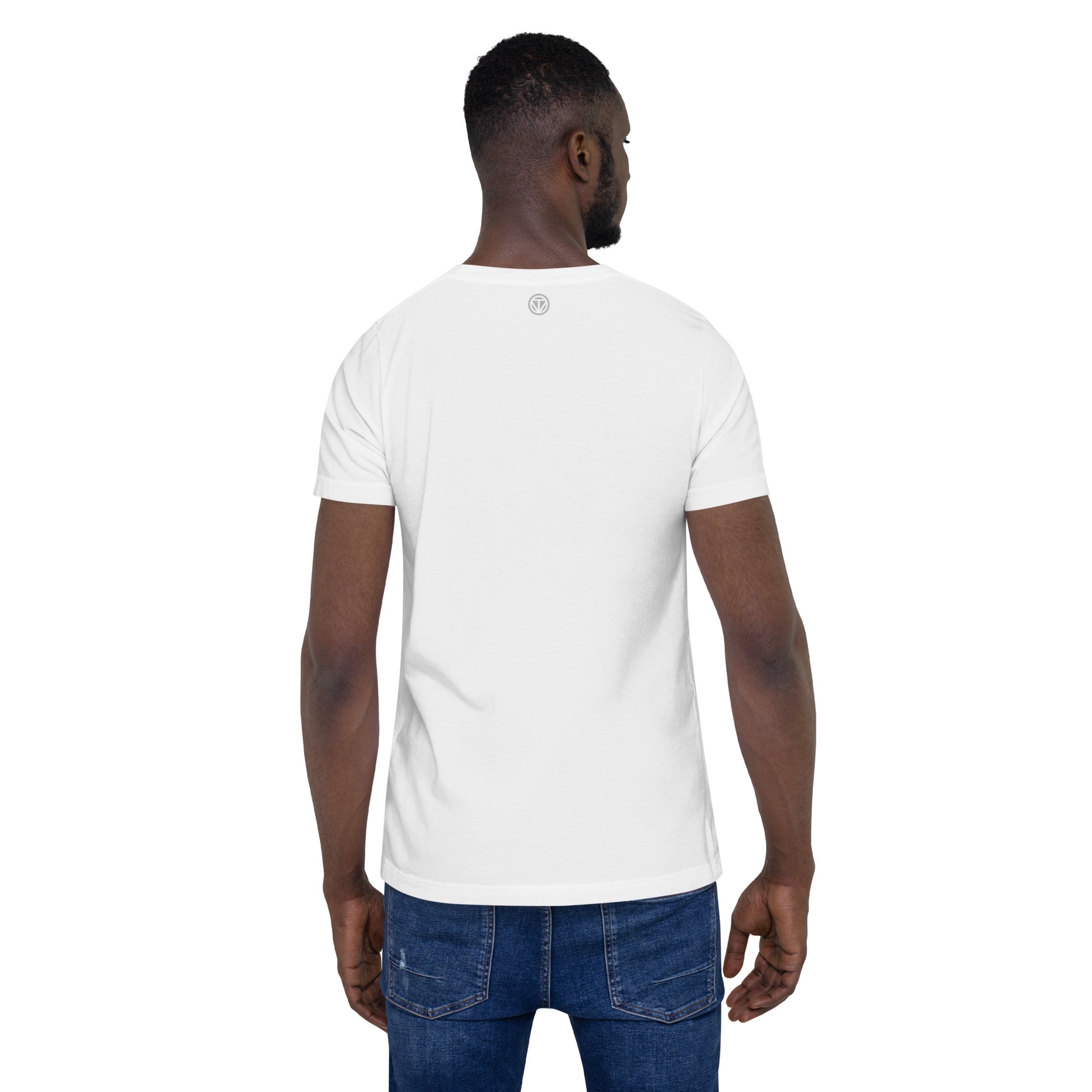 TIME OF VIBES - Men`s Cotton T-Shirt RIDE (White) - €29.00