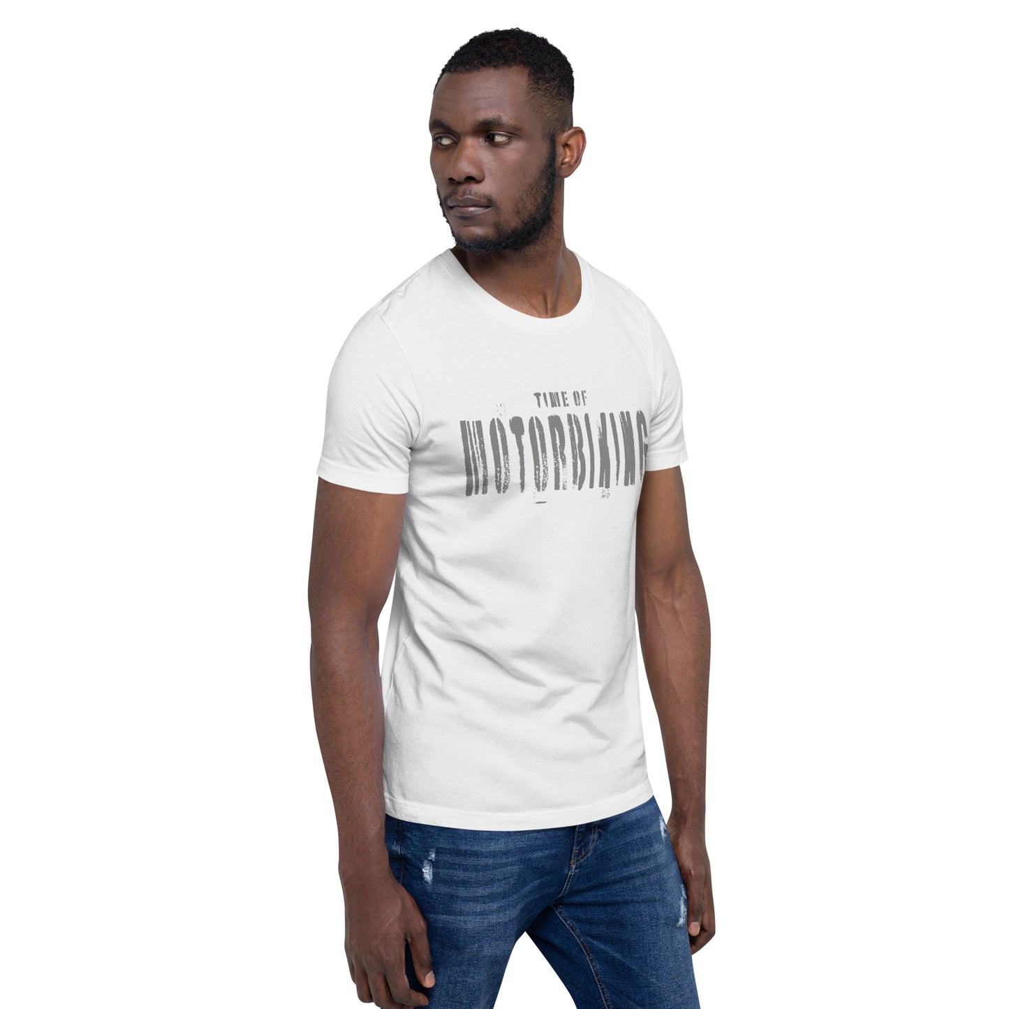 TIME OF VIBES - Men`s Cotton T-Shirt TIME (White) - €29.00